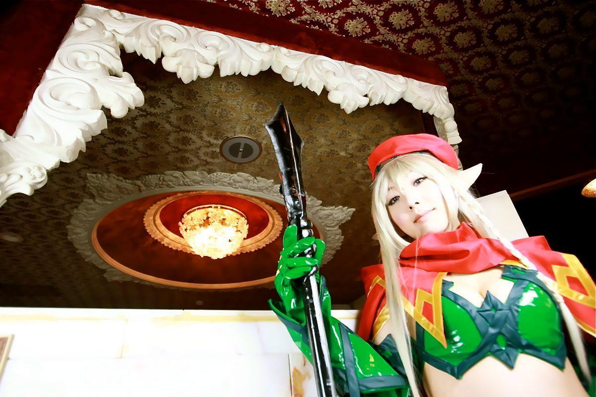 [Cosplay]  Queens Blade  Echidna & Alleyne Vs Tentacles SP2